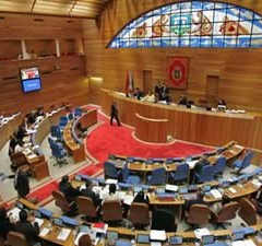 VISITA DE LOS ALUMNOS DEL CPR NOVACAIXAGALICIA AL PARLAMENTO DE GALICIA
